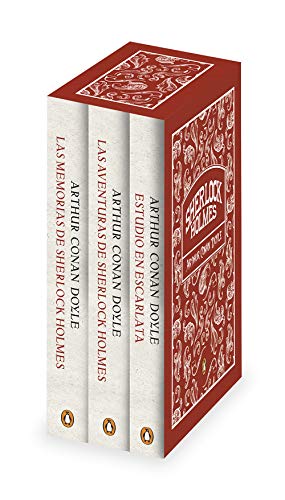 Sherlock Holmes (pack con: Estudio en Escarlata | Las aventuras de Sherlock Holmes | Las memorias de Sherlock Homes): 27001 (Penguin Clásicos)