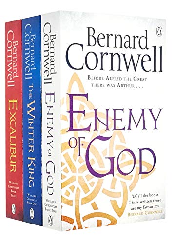 Warlord Chronicles Series Bernard Cornwell Collection 3 Books Set (Enemy of God, Excalibur, The Winter King)